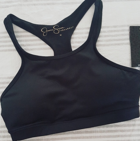 Jessica Simpson Black Sports Bra - Picture 3 of 4